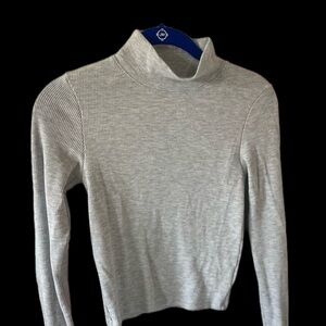 American Eagle Outfitters Light Gray Turtleneck